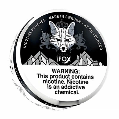 ถุงนิโคตินสุนัขจิ้งจอกขาวสีดำ